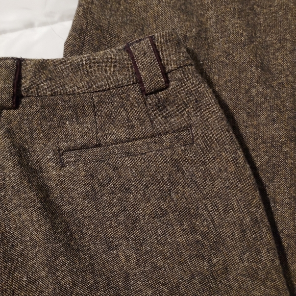 EUC Eddie Bauer lined wool cuffed trouser pants, size 2 - Picture 7 of 14
